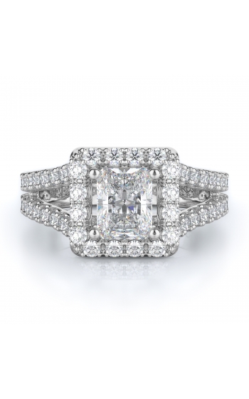 Halo Style Diamond Engagement ring 
(Center Diamond Not Included)