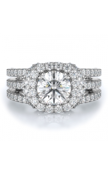 Halo Style Diamond Engagement ring 
(Center Diamond Not Included)