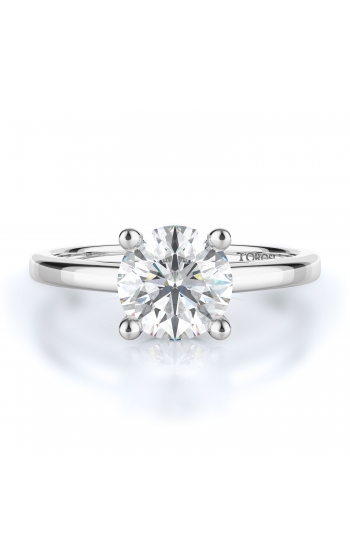 Solitaire Style Diamond Engagement ring 
(Center Diamond Not Included)