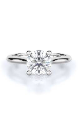 Solitaire Style Diamond Engagement Ring 
(Center Diamond Not Included)