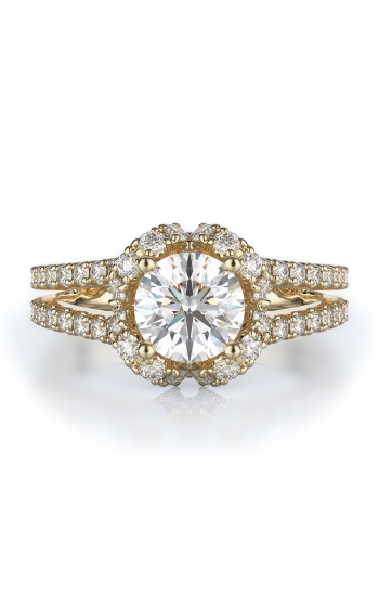 Halo Style Diamond Engagement ring 
(Center Diamond Not Included)