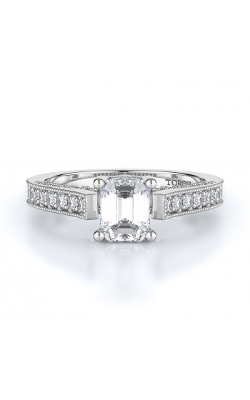 Sidestone Style Diamond Engagement ring 
(Center Diamond Not Included)