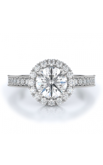 Halo Style Diamond Engagement ring 
(Center Diamond Not Included)