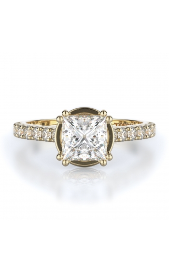 Sidestone Style Diamond Engagement ring 
(Center Diamond Not Included)