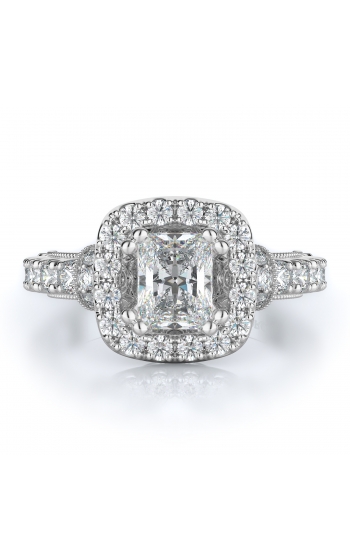 Halo Style Diamond Engagement ring 
(Center Diamond Not Included)