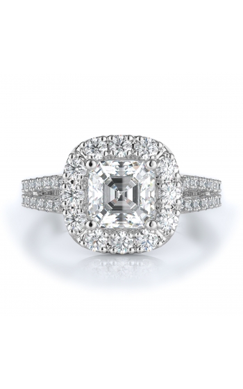 Halo Style Diamond Engagement ring 
(Center Diamond Not Included)