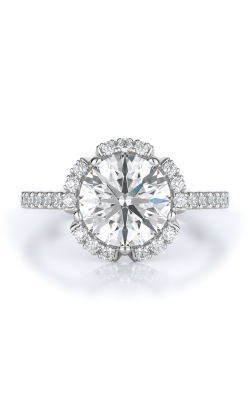 Halo Style Diamond Engagement Ring 
(Center Diamond Not Included)