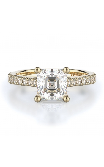 Sidestone Style Diamond Engagement ring 
(Center Diamond Not Included)