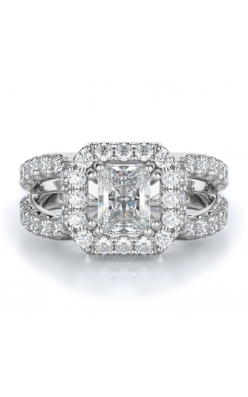 Halo Style Diamond Engagement ring 
(Center Diamond Not Included)