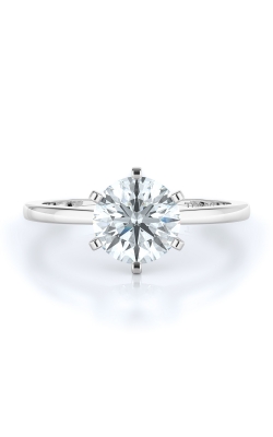 Solitaire Style Diamond Engagement Ring 
(Center Diamond Not Included)