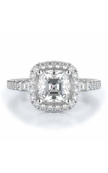 Halo Style Diamond Engagement ring 
(Center Diamond Not Included)