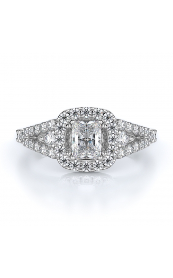 Halo Style Diamond Engagement ring 
(Center Diamond Not Included)