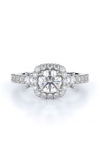 Halo Style Diamond Engagement ring 
(Center Diamond Not Included)