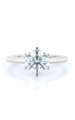 Solitaire Style Diamond Engagement Ring 
(Center Diamond Not Included)