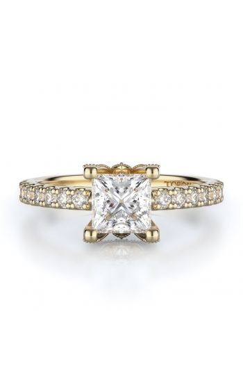 Sidestone Style Diamond Engagement ring 
(Center Diamond Not Included)