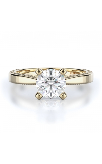 Solitaire Style Diamond Engagement ring 
(Center Diamond Not Included)