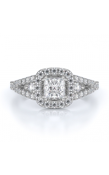 Halo Style Diamond Engagement ring 
(Center Diamond Not Included)