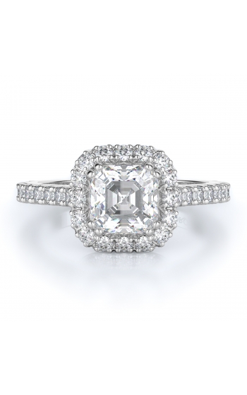 Halo Style Diamond Engagement ring 
(Center Diamond Not Included)