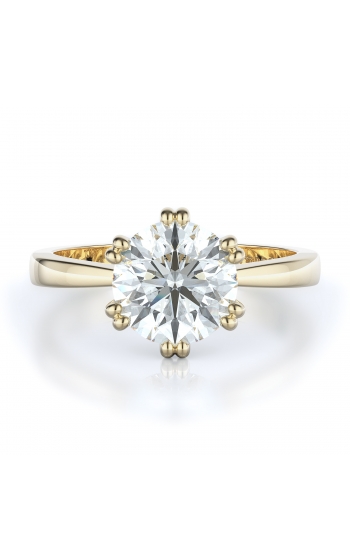 Solitaire Style Diamond Engagement ring 
(Center Diamond Not Included)