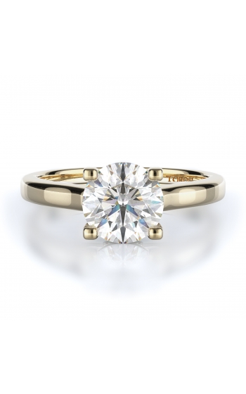 Solitaire Style Diamond Engagement ring 
(Center Diamond Not Included)