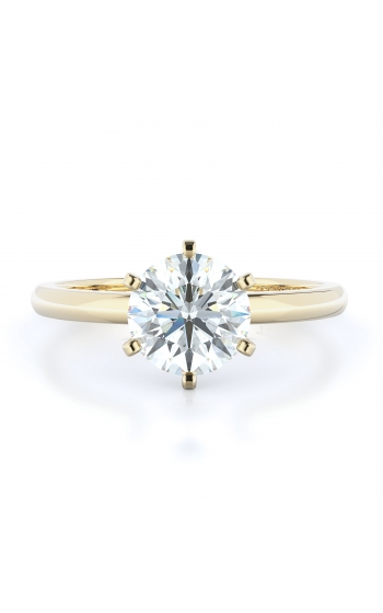Solitaire Style Diamond Engagement ring 
(Center Diamond Not Included)