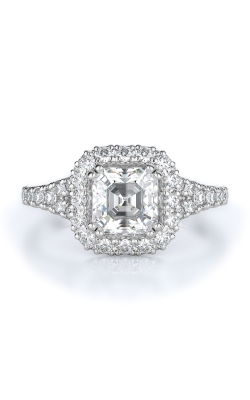 Halo Style Diamond Engagement Ring 
(Center Diamond Not Included)