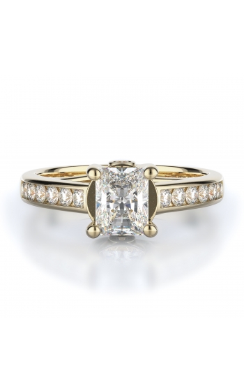 Sidestone Style Diamond Engagement ring 
(Center Diamond Not Included)