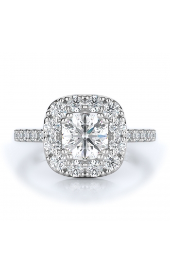 Halo Style Diamond Engagement ring 
(Center Diamond Not Included)