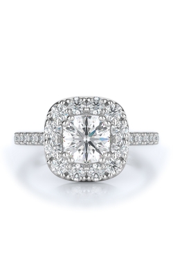 Halo Style Diamond Engagement Ring 
(Center Diamond Not Included)