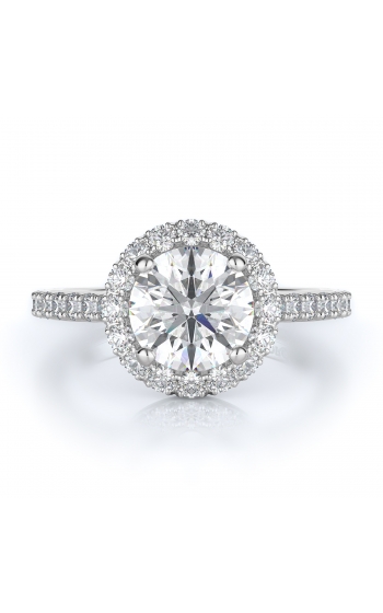 Halo Style Diamond Engagement ring 
(Center Diamond Not Included)