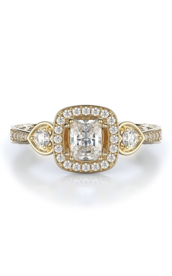 Halo Style Diamond Engagement ring 
(Center Diamond Not Included)