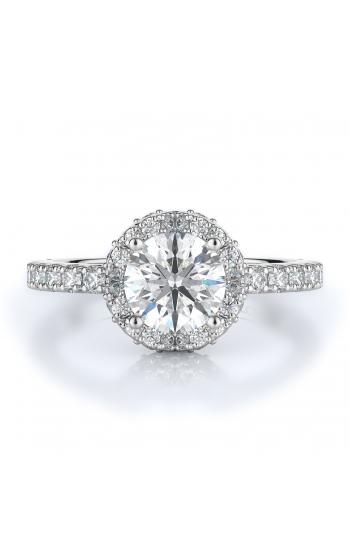 Halo Style Diamond Engagement ring 
(Center Diamond Not Included)