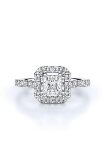 Halo Style Diamond Engagement ring 
(Center Diamond Not Included)