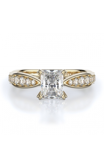 Sidestone Style Diamond Engagement ring 
(Center Diamond Not Included)