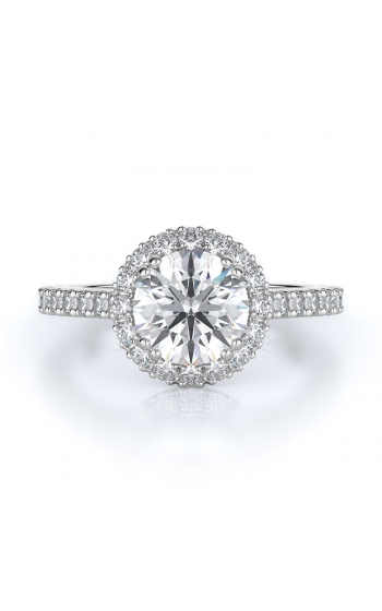 Halo Style Diamond Engagement ring 
(Center Diamond Not Included)