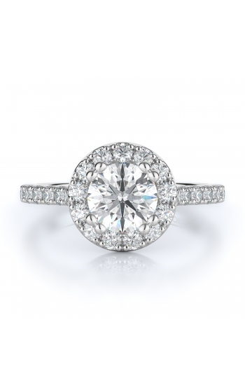 Halo Style Diamond Engagement ring 
(Center Diamond Not Included)