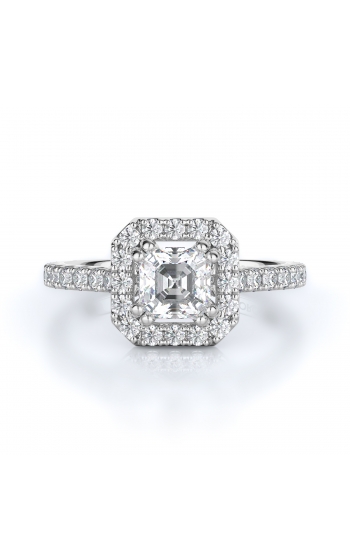 Halo Style Diamond Engagement ring 
(Center Diamond Not Included)