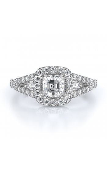 Halo Style Diamond Engagement ring 
(Center Diamond Not Included)