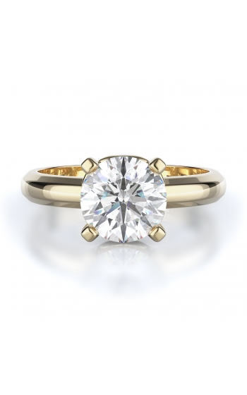 Solitaire Style Diamond Engagement ring 
(Center Diamond Not Included)