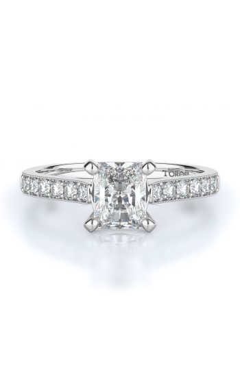 Sidestone Style Diamond Engagement ring 
(Center Diamond Not Included)