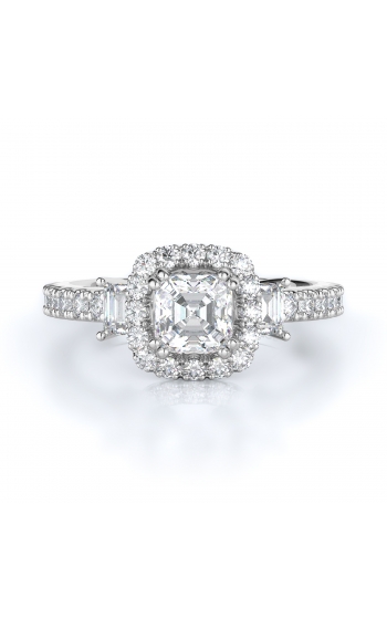 Halo Style Diamond Engagement ring 
(Center Diamond Not Included)