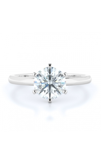 Solitaire Style Diamond Engagement ring 
(Center Diamond Not Included)