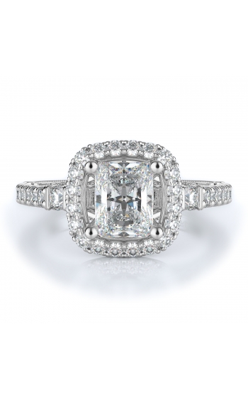 Halo Style Diamond Engagement ring 
(Center Diamond Not Included)