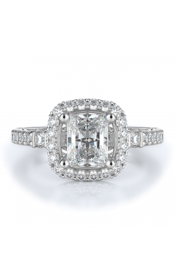 Halo Style Diamond Engagement ring 
(Center Diamond Not Included)