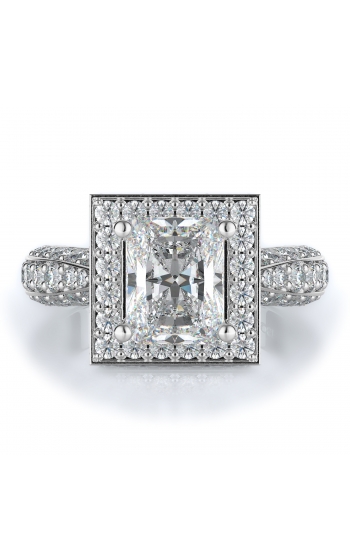 Halo Style Diamond Engagement ring 
(Center Diamond Not Included)