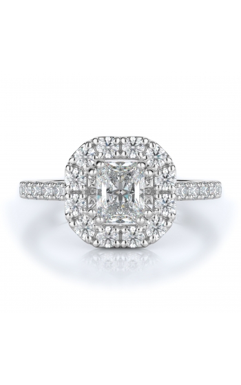 Halo Style Diamond Engagement ring 
(Center Diamond Not Included)