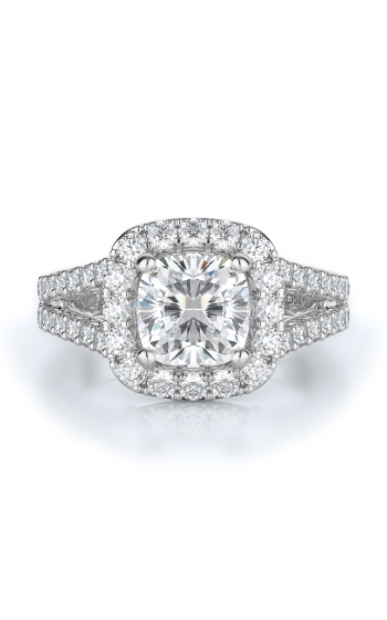 Halo Style Diamond Engagement ring 
(Center Diamond Not Included)