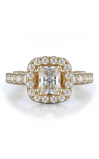 Halo Style Diamond Engagement ring 
(Center Diamond Not Included)
