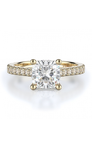 Sidestone Style Diamond Engagement ring 
(Center Diamond Not Included)