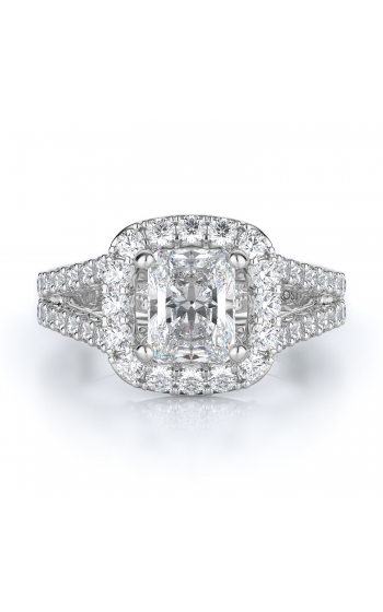 Halo Style Diamond Engagement ring 
(Center Diamond Not Included)